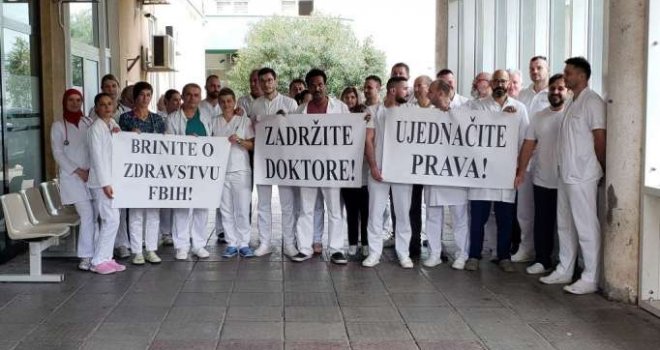 Ljekari u FBiH idu u štrajk: 'Riješite probleme u zdravstvu ili građani ostaju bez osnovne zdravstvene usluge!' 