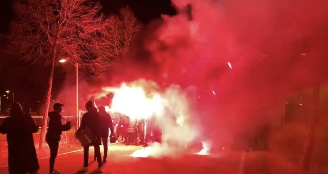 BH Fanaticosi 'zapalili' Mannheim i napravili spektakularnu atmosferu