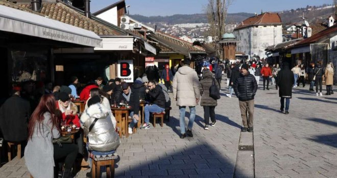 Do kraja sedmice natprosječno visoke temperature: Od 12. februara nastavak padavina