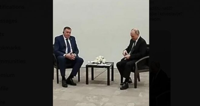 Dodik se ponovo sastaje sa Putinom: Evo o čemu će razgovarati