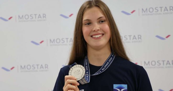 Lana Pudar nakon povratka u BiH: 'Došli smo bez velikih očekivanja, uspjela sam u ovom stanju osvojiti medalju' 