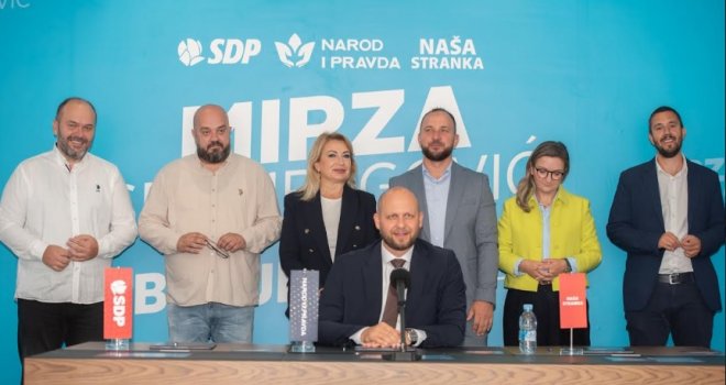 SDP, NiP i Naša stranka ozvaničile podršku Mirzi Selimbegoviću za načelnika Novog Grada