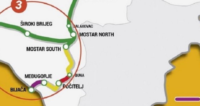 Brzom cestom od Mostara do Hrvatske i autoputa A1: Gradit će se 10 podvožnjaka, mostovi, vijadukti, tunel...