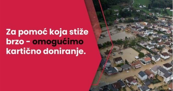 Inicijativa za hitno omogućavanje kartičnog doniranja humanitarnim organizacijama u FBiH 