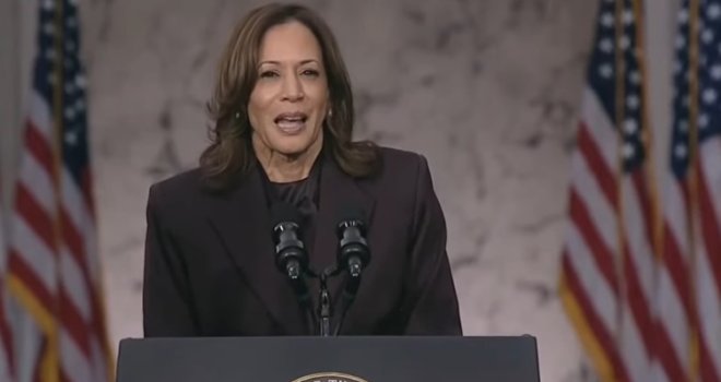 Kamala Harris na rubu suza održala govor: 'Ne odustajem od borbe... Samo kad je jako mračno možemo vidjeti zvijezde'