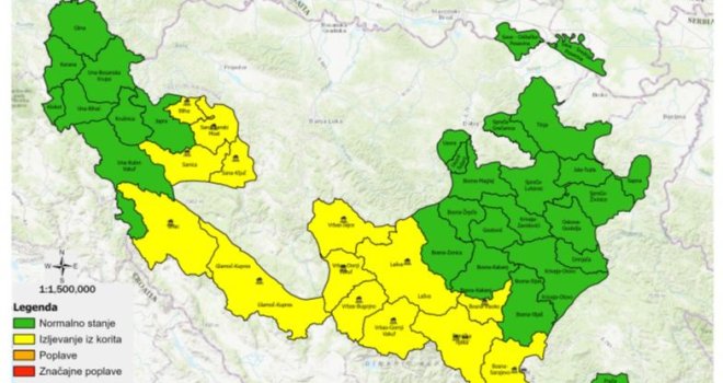 Agencija za vodno područje Save: U naredna tri dana rast vodostaja, moguće i poplave