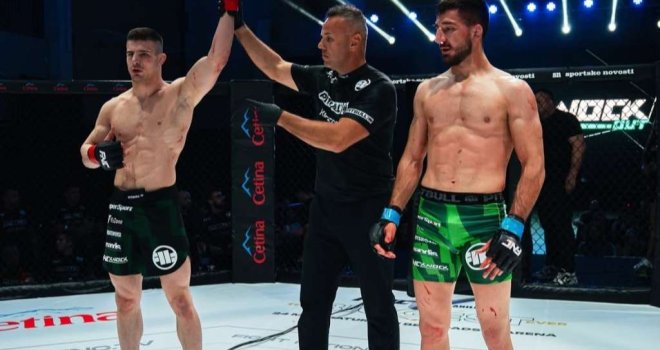 Nokaut za samo minut i po: Mladi MMA borac iz BiH Petar Blagojević spektakularno debitovao u FNC-u