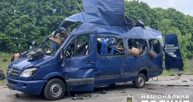 Krvavi napad odmah nakon pregovora: Devet osoba poginulo u ruskom napadu na civilni autobus u Ukrajini