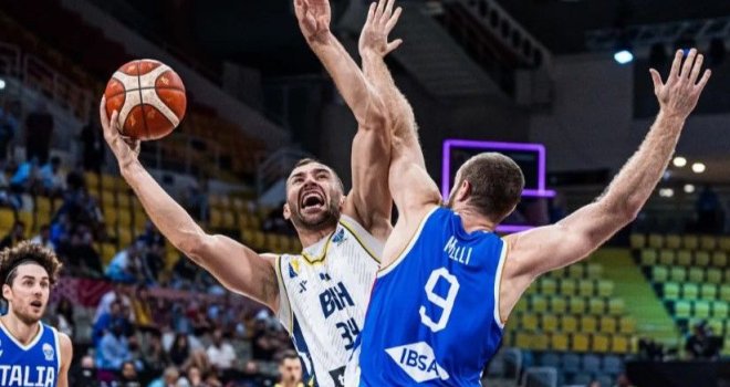 Bh. košarkaši odigrali odličnu partiju, ali Italija je ipak slavila