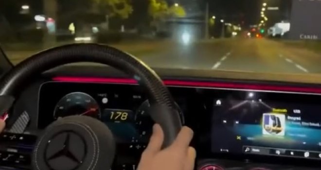 Identifikovan bahati vozač koji je vozio smrtonosnih 180 km/h kroz Sarajevo: Dobio kaznu od 1.400 KM i zabranu vožnje