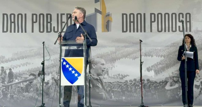 Komšić na Vlašiću: Mir je važan, sloboda je važnija, ali je domovina najvažnija