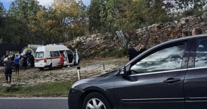 Teška nesreća u Hercegovini: Poginuli muškarac i žena