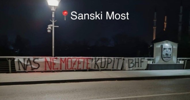 Širom Bosne i Hercegovine osvanule parole 'Nas ne možete kupiti'