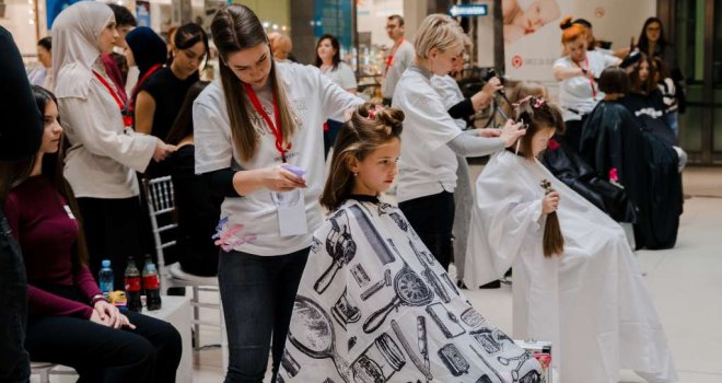 Završena humanitarna akcija 'Moja kosa, tvoja kosa', više od 286 kosa za dječiji osmijeh