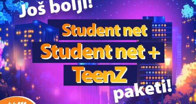 BH Telecom donosi ekstra povoljne pakete - STUDENT NET i TeenZ: Najviše GB za tvoj digitalni ritam!