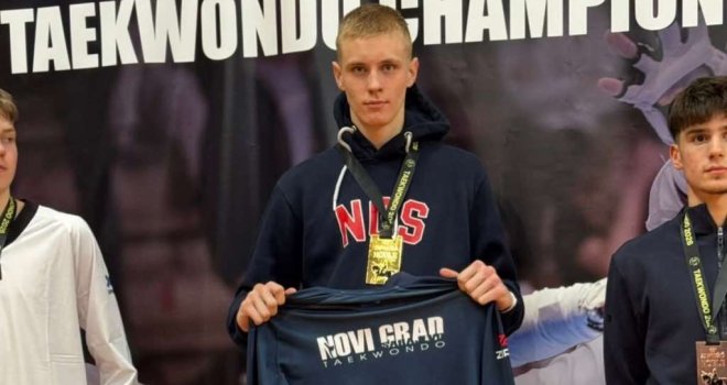 Adin Hodžić osvojio zlato na taekwondo turniru u Zagrebu, Sara Džafić srebrena