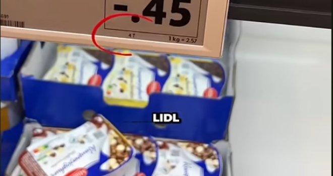 Pomoću skrivenih kodova na Lidlovim cijenama možete otkriti koji će proizvod pojeftiniti