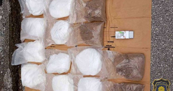 Na području Tuzlanskog kantona oduzeto 15 kilograma droge