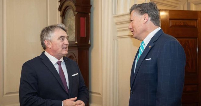 Komšić iz Washingtona: 'Direktno nam je rečeno da Dodik nema nikakvu podršku, jer narušava stabilnost' 