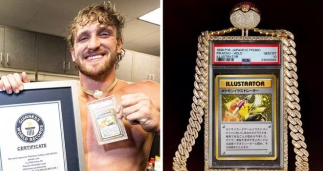 Logan Paul prodao Pokémon kartu za rekordnih 16,5 miliona dolara