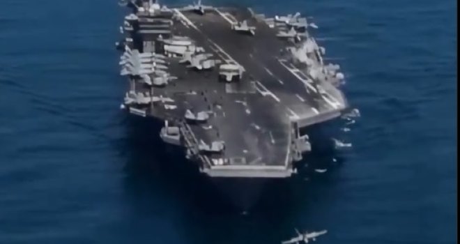 Najveći ratni brod na svijetu oglasio se prvi put nakon isplovljavanja iz Splita