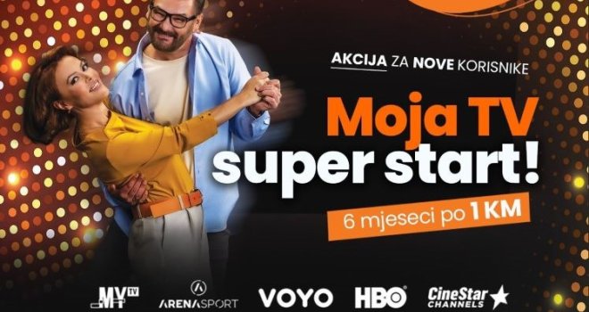 Akcija za nove korisnike BH Telecoma: 'Moja TV super start' - 6 mjeseci po 1KM uz vrhunski TV sadržaj