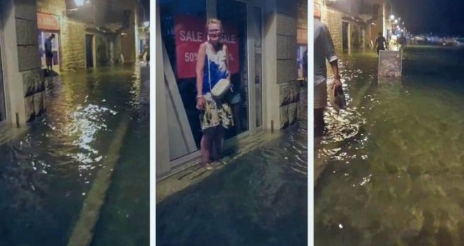 Sveopći haos na Hvaru, turisti bježali u panici: More prodiralo do prvih vrata