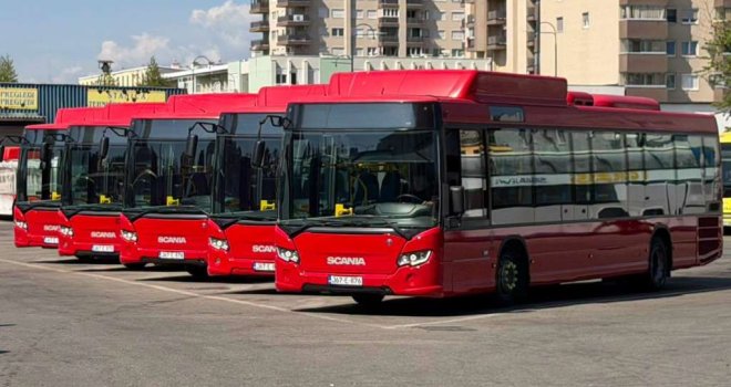 Pet novih Scania autobusa od danas u gradskom javnom saobraćaju