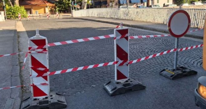 Carev most u Sarajevu zatvoren za korištenje po nalogu federalnog građevinskog inspektora