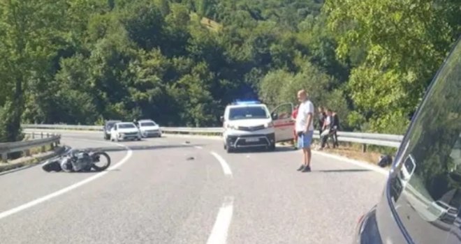 Teška nesreća kod Bradine: Poginuo motociklista, duge kolone u pravcu Sarajeva