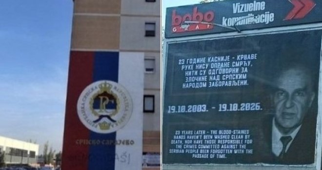 'Rat' između Istočnog Sarajeva i Sarajeva: Od plakata o Aliji Izetbegoviću do grafita 'genocidaši'! A sve je počelo 2023...